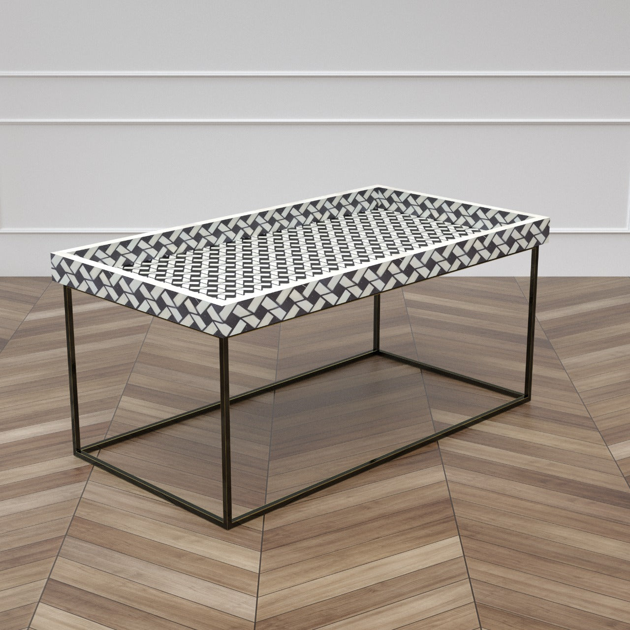 Ridley Bone Inlay Coffee Table - ipse ipsa ipsum