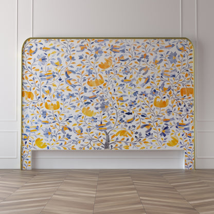 Armenian Bone Inlay Headboard - ipse ipsa ipsum