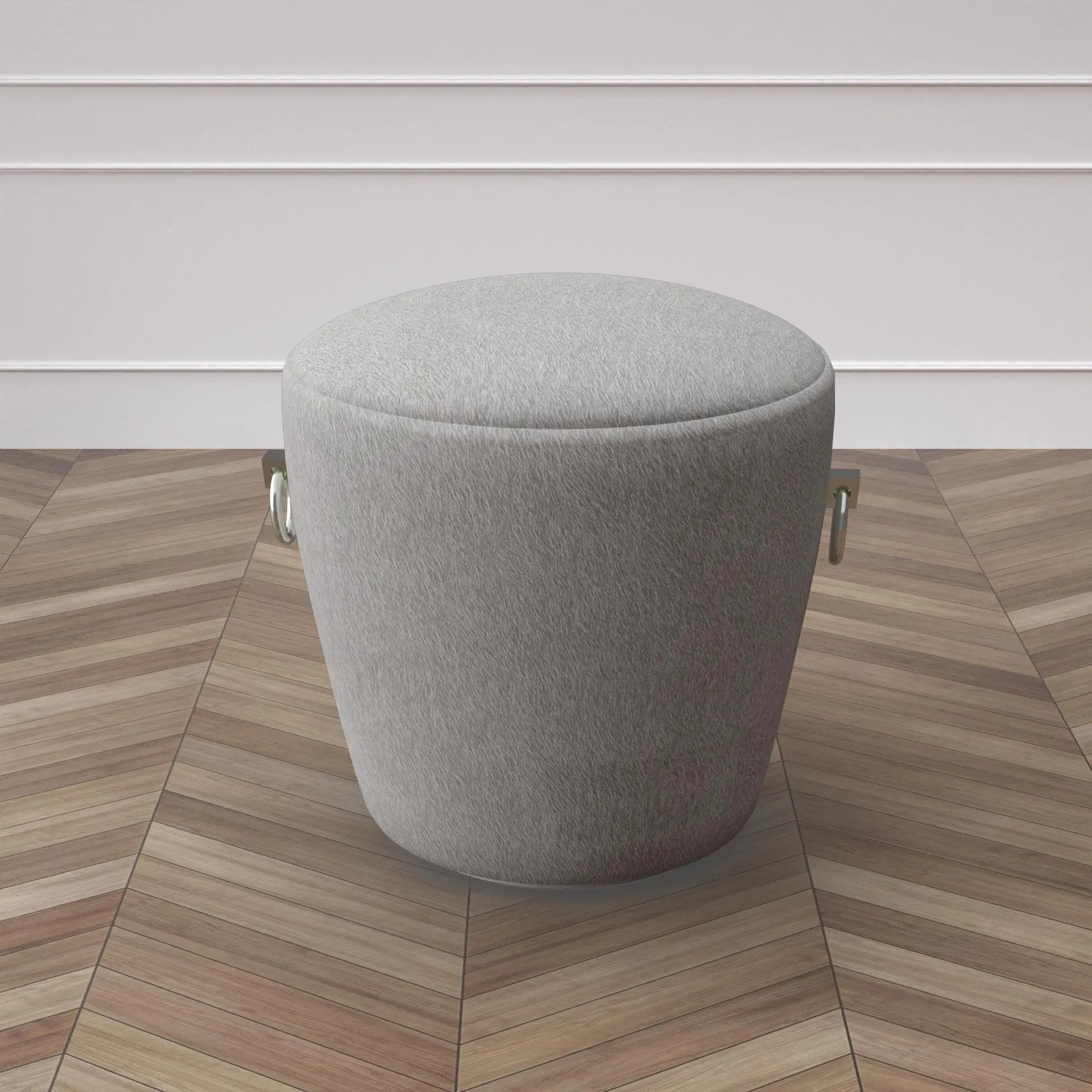 Nymeria Grey Pouf - ipse ipsa ipsum