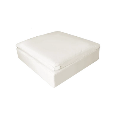 Floating White Sofa - Ottoman - ipse ipsa ipsum