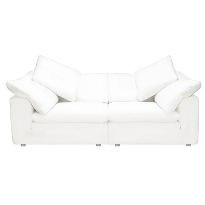 Floating White Sofa Sectional - Double - ipse ipsa ipsum