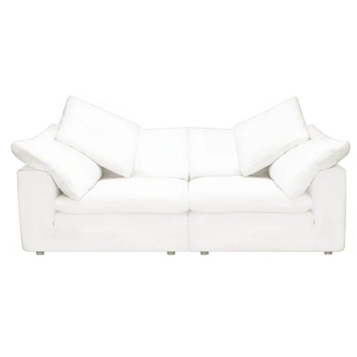 Floating White Sofa Sectional - Double - ipse ipsa ipsum