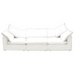 Floating White Sofa Sectional - Triple - ipse ipsa ipsum
