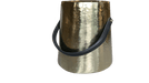 Hammered Brass Stool - ipse ipsa ipsum