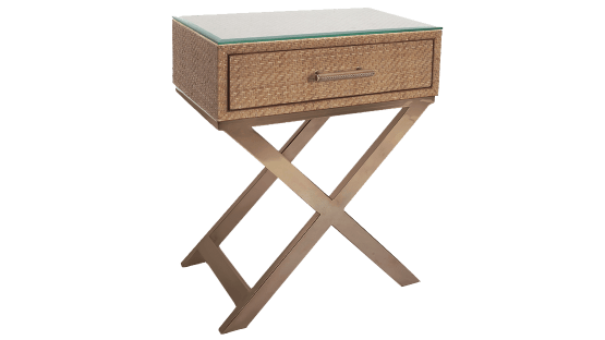Martha Rattan Bedside Table - ipse ipsa ipsum